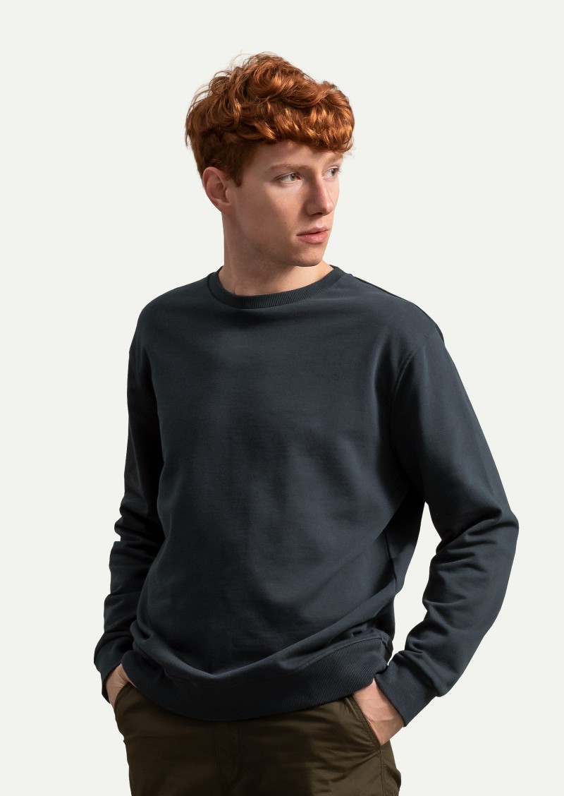 KAFT Kuzgun Unisex Basic Regular Sweatshirt Ruga - Raven - 3